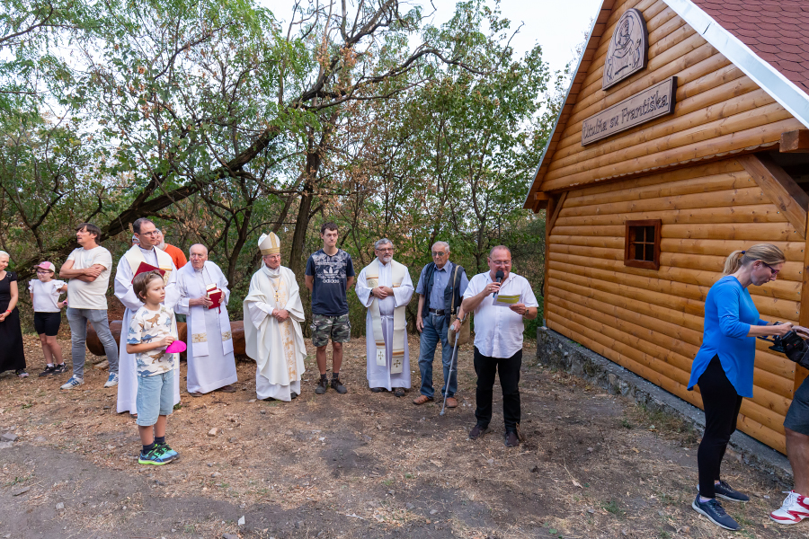 Požehnanie útulne sv. Františka v kameňolome 7.9.2026